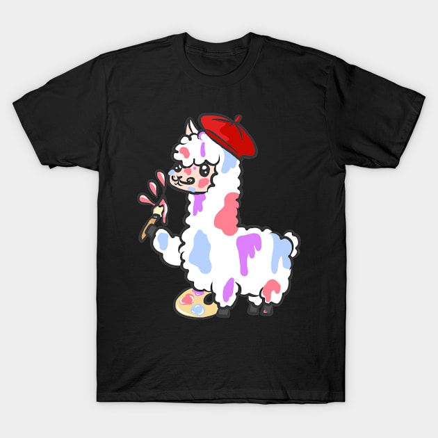 Alpaca Llama Farmer Farmer Funny T-Shirt by KK-Royal